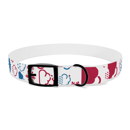 Wx Icon (Red/Blue) Dog Collar