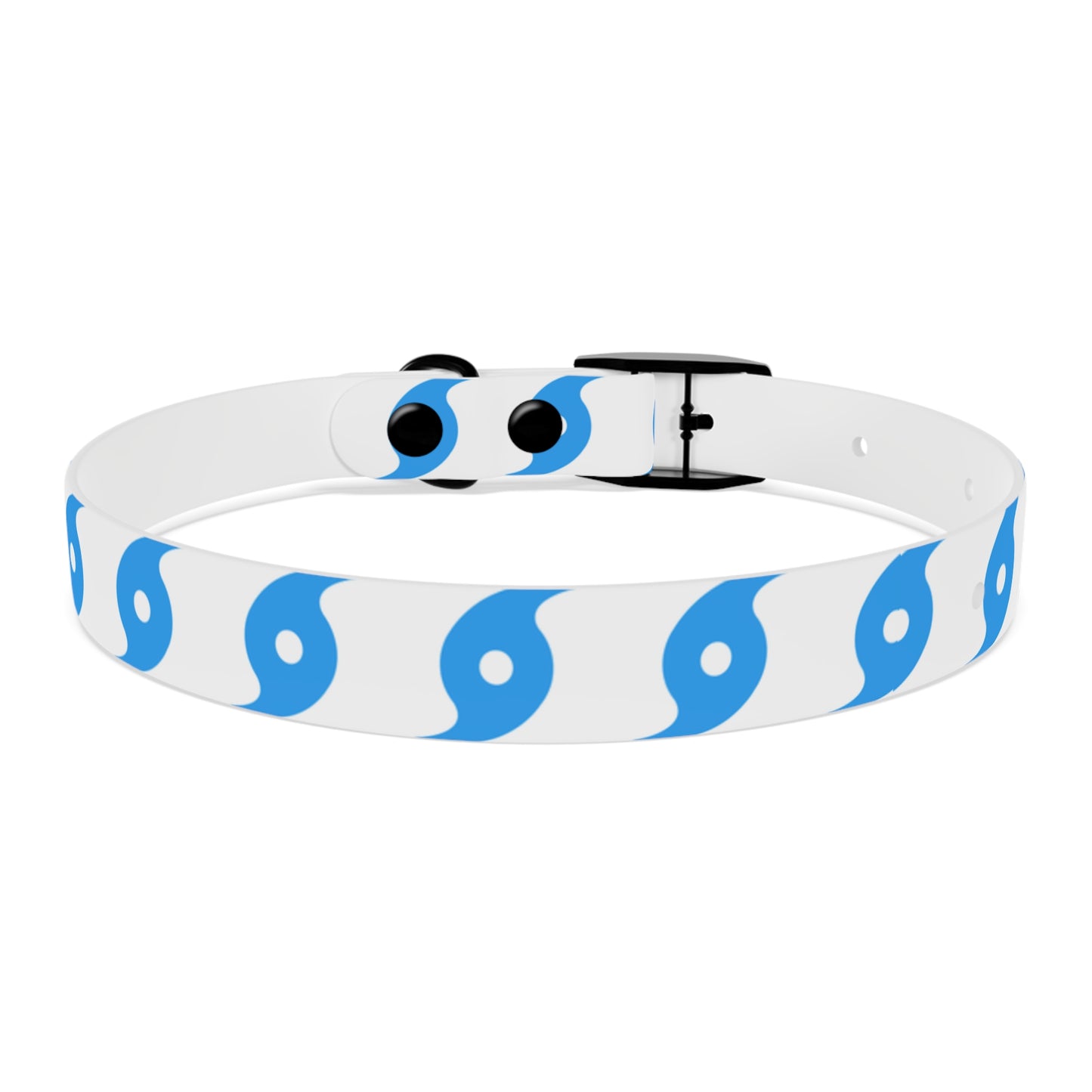 Hurricane Icon (Blue) Dog Collar