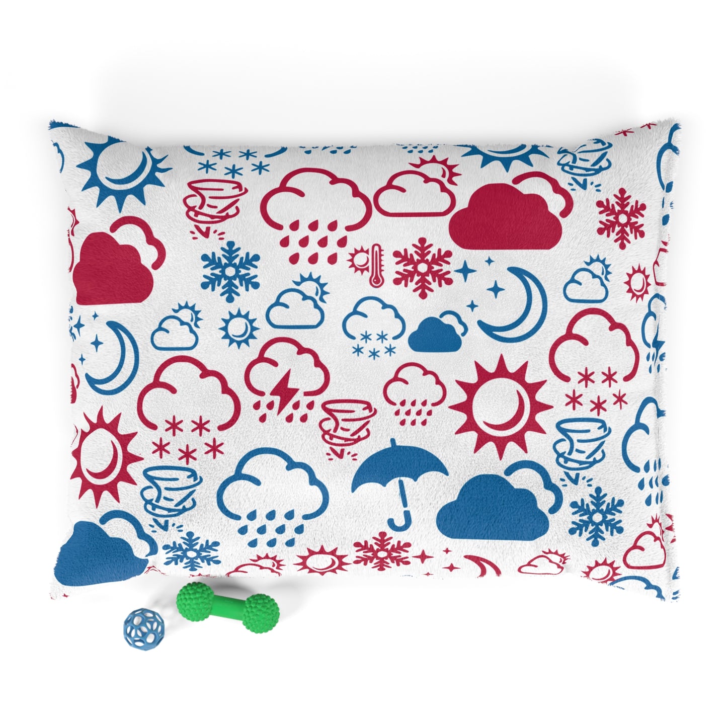 Wx Icon (Red/Blue) Pet Bed