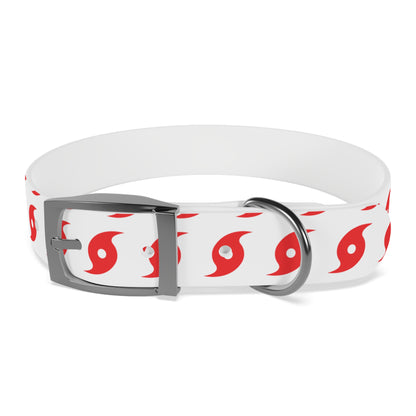 Hurricane Icon (Red) Dog Collar